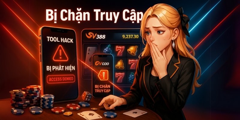 Dù tool hack nổ hũ giúp anh em thắng nhanh, nhưng luôn đi kèm nguy cơ bị phát hiện và chặn truy cập.