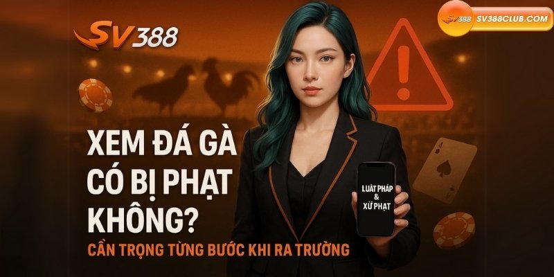 Xem Đá Gà Có Bị Phạt Không? Cẩn Trọng Khi Ra Trường Đấu.